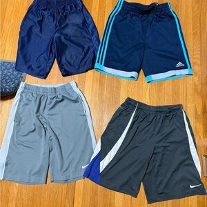 Adidas and Nike Athletic Shorts Set